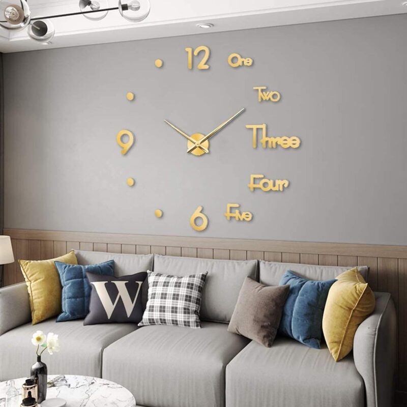 3D Wall Clock Creative DIY - Image 3